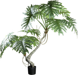 PTMD Bloempot Tree - 170x120x170 cm - Plastic - Zwart