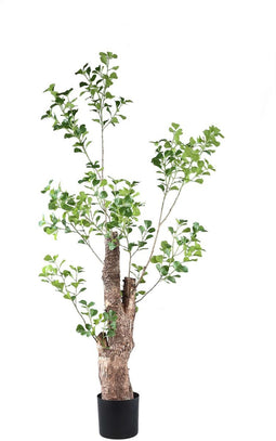 PTMD Bloempot Triangularis - 80x80x180 cm - Polyester - Groen