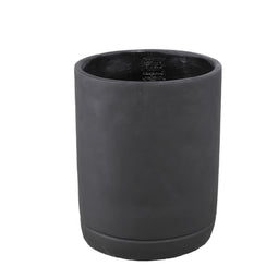 PTMD Bloempot Vik - 20x20x25 cm - Cement - Donker paars