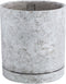 PTMD Bloempot Vik - 24x24x27 cm - Cement - Grijs
