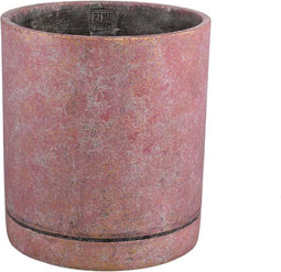 PTMD Bloempot Vik - 24x24x27 cm - Cement - Paars
