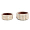 PTMD Bloempot Xakie - 20x20x10 cm - Keramiek - Creme