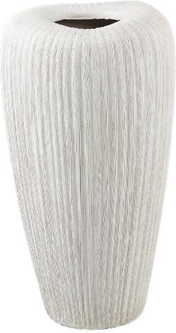 PTMD Bloempot Zinet - 15x15x30 cm - Keramiek - Creme