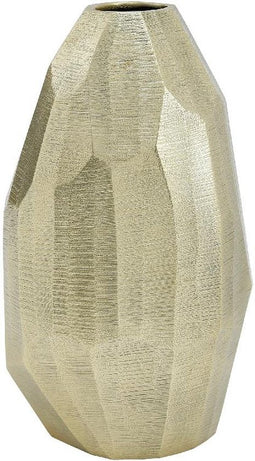 PTMD Boas Vaas - 14 x 12 x 26 cm - Aluminium - Goud