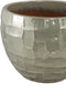 PTMD Bobi Pearl Ceramic Pot Round Square Pattern SV3