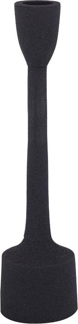 PTMD Bosco Black Casted Alu Candleholder Round L