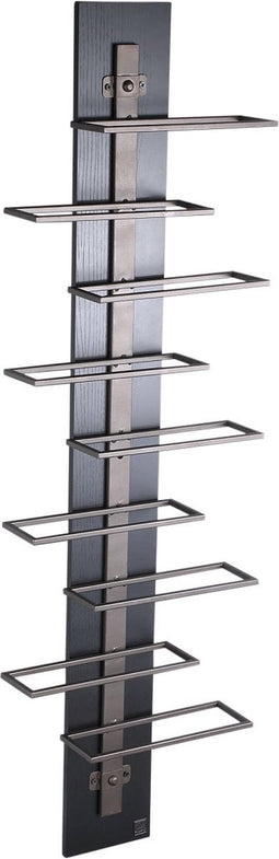 PTMD Brendan Brown Steel Wall Wine Rack Layers L
