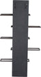 PTMD Brendan Brown Steel Wall Wine Rack Layers S