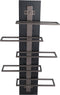 PTMD Brendan Brown Steel Wall Wine Rack Layers S