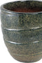 PTMD Brennen Green Ceramic Swirl Pot Round SV3