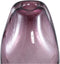 PTMD Bryce Purple Thick Angular Glass Vase Long