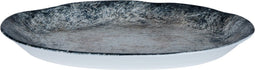 PTMD Callisto Ovaal Bord - 32 x 18 x 3 cm - Porselein - Blauw