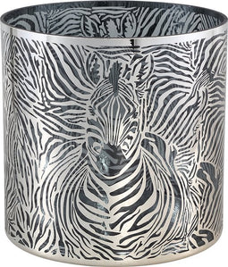 PTMD Carrie Windlicht - 20 x 20 x 20 cm - Glas - Zwart