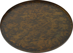 PTMD Cars Brass Antique Iron Tray Round S