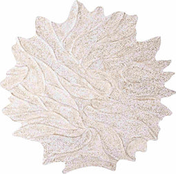 PTMD Ceanna Cream MDF Wall Panel Wavy Round L