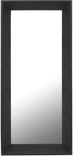 PTMD Chevar Black Oak Wood Mirror Rectangle S