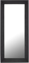 PTMD Chevar Black Oak Wood Mirror Rectangle S