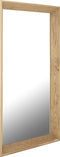 PTMD Chevar Natural Oak Wood Mirror Rectangle L