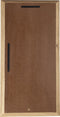 PTMD Chevar Natural Oak Wood Mirror Rectangle L