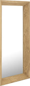 PTMD Chevar Natural Oak Wood Mirror Rectangle S