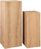 PTMD Chevar Natural Oak Wood Pedestal SV2