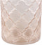 PTMD Cianna Brown Frosted Glass Bottle Round With Bal L
