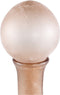 PTMD Cianna Brown Frosted Glass Bottle Round With Bal L