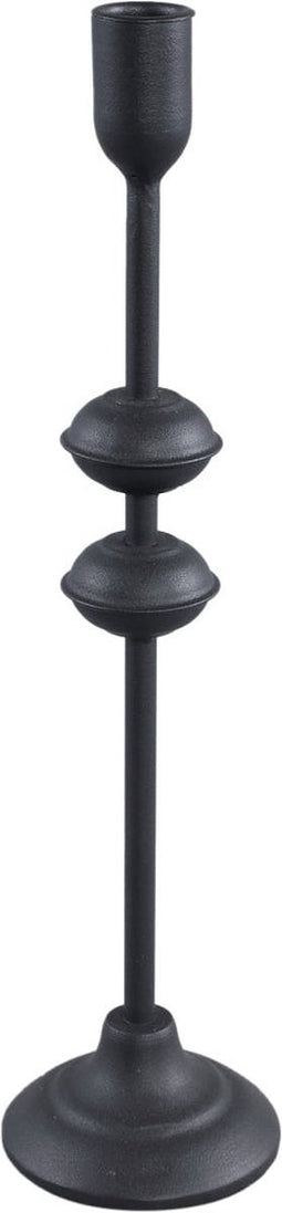 PTMD Ciba Black Iron Candleholder Minimal Taps L