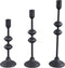 PTMD Ciba Black Iron Candleholder Minimal Taps L