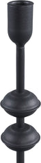 PTMD Ciba Black Iron Candleholder Minimal Taps L
