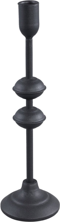 PTMD Ciba Black Iron Candleholder Minimal Taps M