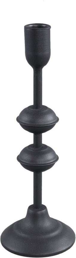 PTMD Ciba Black Iron Candleholder Minimal Taps S
