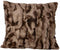 PTMD Clarisse Brown Artificial Fur Cushion Square S