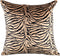 PTMD Clarke Brown Double Printed Fabric Cushion Square