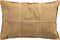 PTMD Cobie Camel Suede Leather Cushion Rectangle