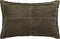 PTMD Cobie Green Suede Leather Cushion Rectangle