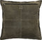 PTMD Cobie Green Suede Leather Cushion Square S