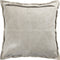 PTMD Cobie Taupe Suede Leather Cushion Square S
