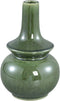 PTMD Cyra Dark Green Ceramic Pot Bulb Shape M