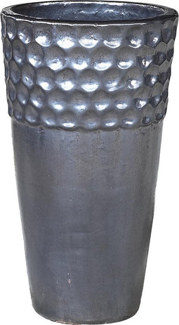 PTMD Daniele Bloempot - H68 x Ø40 cm - Set van 3 - Keramiek - Brons