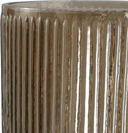 PTMD Danila Windlicht - 14,5 x 14,5 x 21 cm - Glas - Bruin