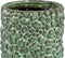 PTMD Danillo Green Glazed Ceramic Pot Drops Round High