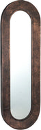 PTMD darcio copper metalen spiegel ovaal lang