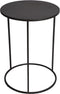 PTMD Darron Ronde Bijzettafel - H41,5 x Ø30 cm - Metaal - Zwart
