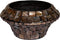 PTMD Daven Bronze Poly Shell Bamboo Pot Round Low S