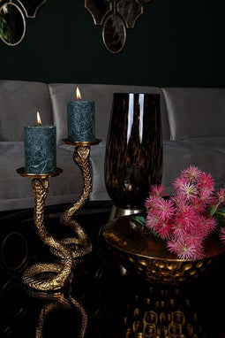 PTMD Dayson Ronde Pot - H11 x Ø25 cm - Ijzer - Goud