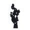 PTMD Deco Object Amato - 32x13x72 cm - Aluminium - Zwart