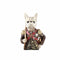 PTMD Deco Object Arne - 12x10x31 cm - Polyester - Paars
