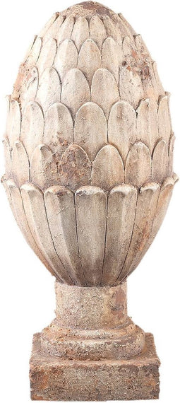 PTMD Deco Object Caibyn - 19x19x42 cm - Magnesium - Grijs