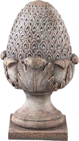 PTMD Deco Object Caibyn - 28x28x47 cm - Magnesium - Grijs